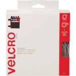 VELCRO Brand 15 Ft. White Sticky Back Reclosable Hook & Loop Roll