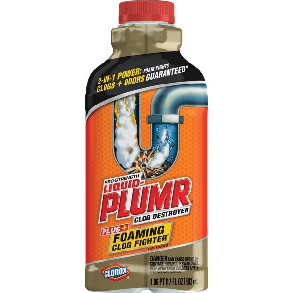 617087.jpg Liquid-Plumr Slow Flow Fighter 17 Oz. Foaming Liquid Drain Opener & Cleaner - Image 1