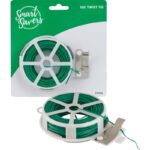 Smart Savers 100 Ft. Green Rubber Twist Tie