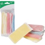 Smart Savers 5 In. x 2.7 In. Scrub Sponge (5-Count)