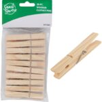 Smart Savers Spring Wood Clothespins (20-Pack)