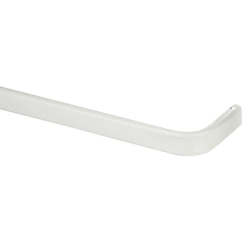 618586.jpg Kenney 28 In. To 48 In. 1 In. Single Curtain Rod, White - Image 1