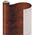 Con-Tact 18 In. x 9 Ft. Cherry Woodgrain Self-Adhesive Shelf Liner