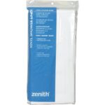 Zenith Zenna Home 70 In. x 72 In. White Lightweight PEVA Shower Curtain Liner