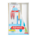 Dial Industries White Plastic Expand-A-Drawer Organizer Tray