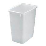Rubbermaid White Wastebasket