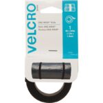 VELCRO Brand One-Wrap 4 Ft. Black Multi-Use Hook & Loop Roll