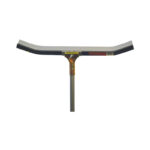 Do it Curved Rubber Floor Squeegee with Steel Handle, 24"