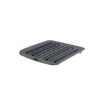 Rubbermaid 14.38 x 15.38 Inch Black Sloped Drainer Tray
