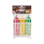 Farberware Barbeque Condiment Squeeze Bottles 3 Pack