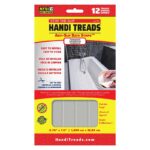 Handi 3/4x7.5 Inch Anti-Slip Bath Strips 12 Strips