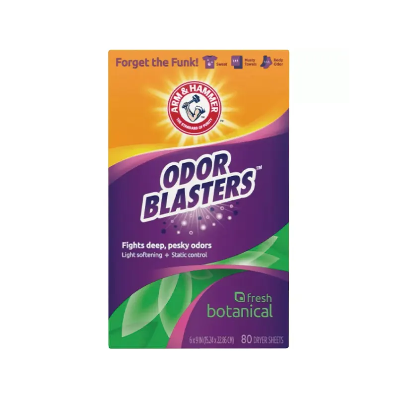 632062 Arm & Hammer Odor Blasters Botanical Dryer Sheets 80 Count - Image 1