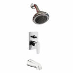 Bricon Leo concealed bath/shower mixer set