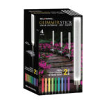 Bell+Howell 4 Pack Glimmer Stick Solar Path Light