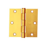 Brown USA Brass Plated Hinges With Ball Bearing