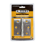 Brown USA 3 Inch Stainless Steel Hinges
