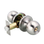Brown Privacy Door Lock Stainless Steel