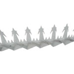 Brown Razor Spike - White