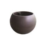 Rotoplastic Bola Series 12" Pot Cocoa