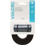 VELCRO Brand One-Wrap 12 Ft. Black Multi-Use Hook & Loop Roll