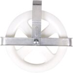 Household Essentials 5 In. Poly Wheel/Aluminum Strap Clothesline Pulley