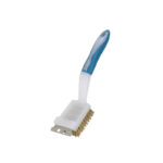 11.4 Inch Crimped Brass Bristles Barbeque Grill Cleaning Brush