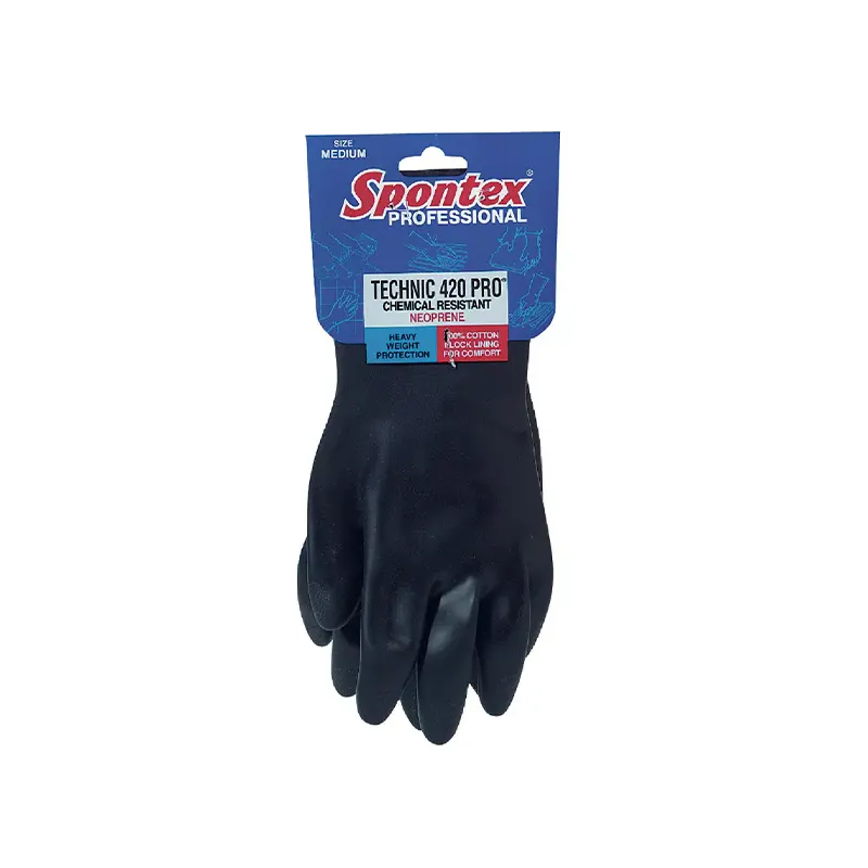 644773 Spontex Technic 420 Pro XL Neoprene Rubber Glove - Image 1