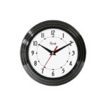 La Crosse Technology Equity Black Traditional Wall Clock