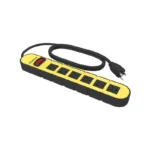 Stanley Shopmax Metal Power Strip 6 Outlet 3 Feet