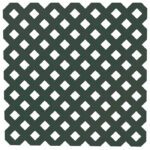 Privacy Lattice (4X8) - Dark Green