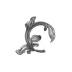 Arteferro Forged Left Hand Leaf, (7-7/8" x 5-7/8" x 1/2")