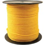 Do it Yellow Twisted Polypropylene Rope, (1/4" x 600')