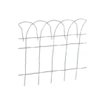 Best Garden Galvanized Wire Decorative Border Fence 14" x 20' - Image 2
