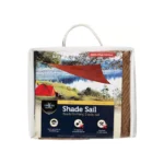 Coolaroo Walnut High Density Polyethylene Shade Sail Canopy 10 Ft.