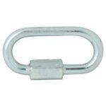Campbell Zinc-Plated Steel Quick Link, 1/8"