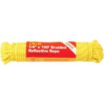 Do it 1/4 In. x 100 Ft. Yellow Braided Reflective Polypropylene