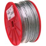 Campbell Galvanized Wire Cable, (1/4" x 250')