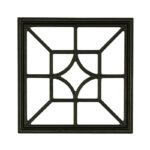 Nuvo Iron Square/Diamond Cast Aluminum Gate Insert,  15"