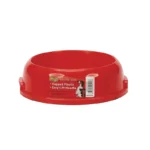 Boss Pet HiLo Plastic Round Large Single Feeder Red