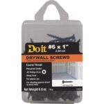 #6 x 1 Inch Coarse Thread Phosphate Drywall 1 Lb Box