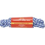 Do it 3/8 In. x 50 Ft. Blue & White Derby Polypropylene Packaged Rope
