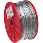 Campbell Galvanized Wire Cable, (1/16" x 500')