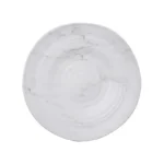 Leading Ware Round Plate Marble Blanc 10 7/8"