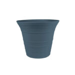 Myers Sedona 12 Inch Diameter Polypropylene Slate Blue Planter