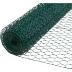 Vinyl-Coated Poultry Netting, Green (1" x 48"h. x 25'l)