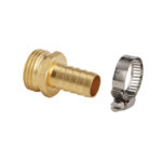 Best Garden 5/8" Male Brass Hose End Repair Hose Coupling
