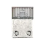 Toskana Collection Oxford Foil Curtain 54x90 Inch