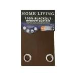 Home Living Blackout Curtain Chocolate 54x90 Inch