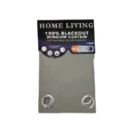 Home Living Blackout Curtain Grey 54x90 Inch