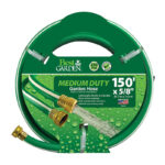 Best Garden 5/8"x150ft Medium-Duty Rubber & Vinyl Garden Hose